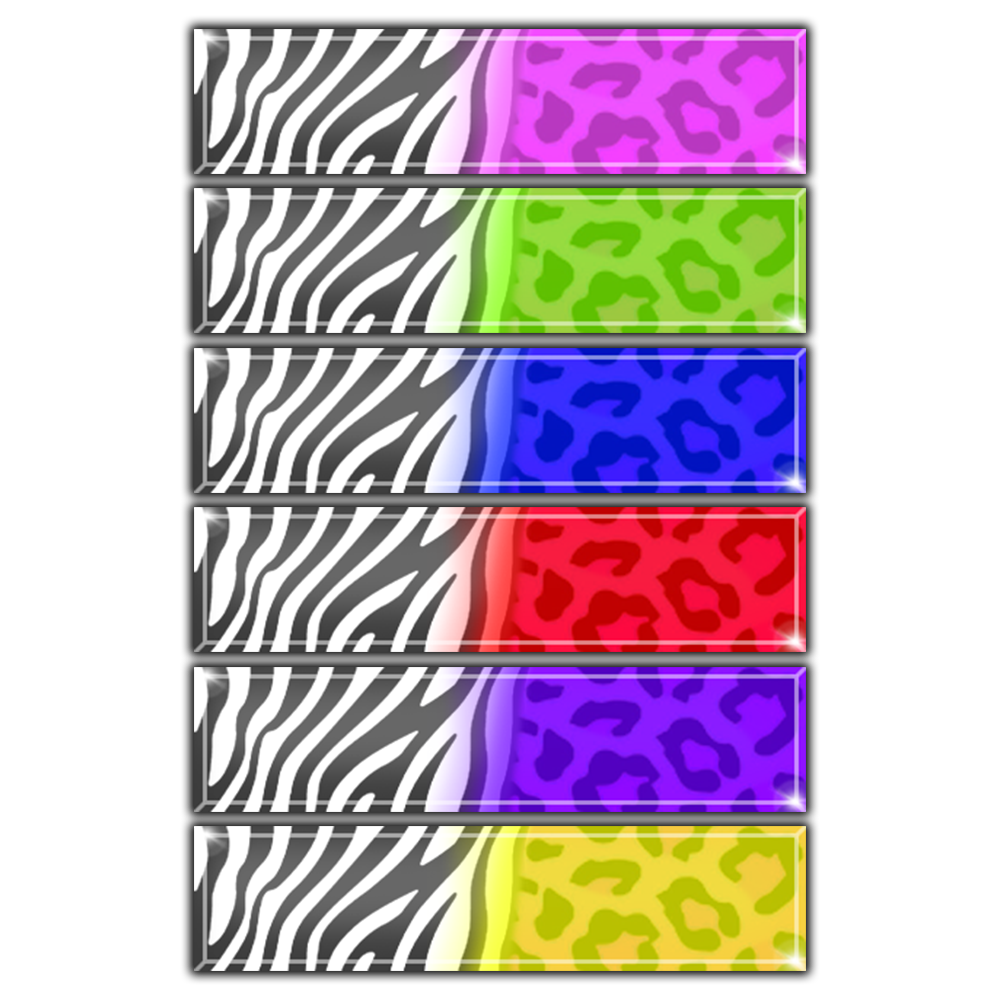 6 Banner Decals / Rocket League 'Party Rock' / Call of Duty Black Ops 2 Inspired